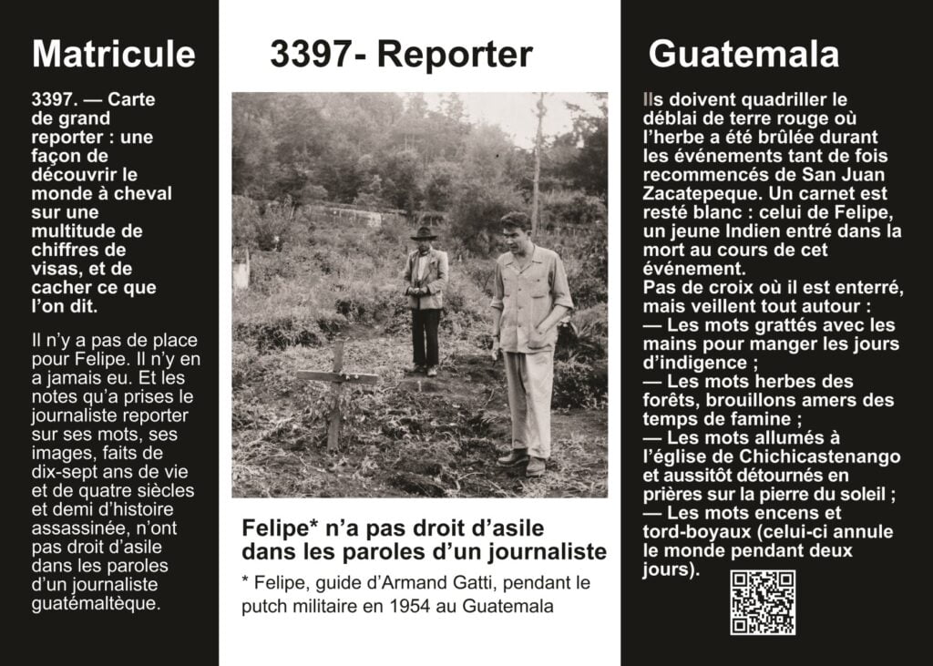 Matricule Reporter au Guatemala #2