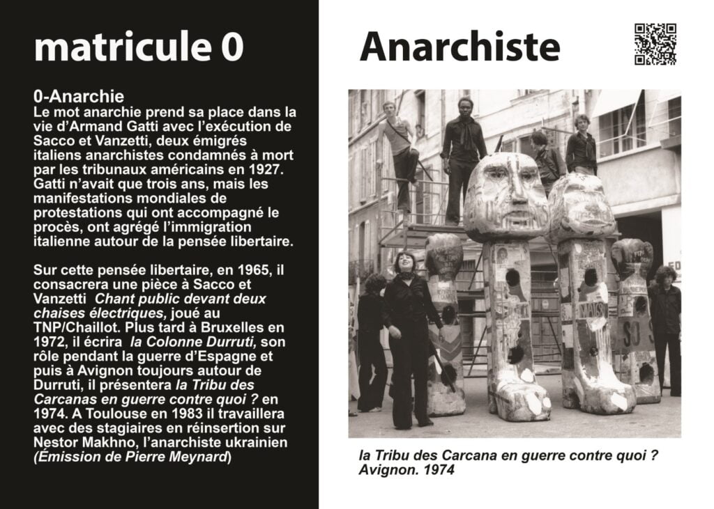 Matricule Anarchiste #1