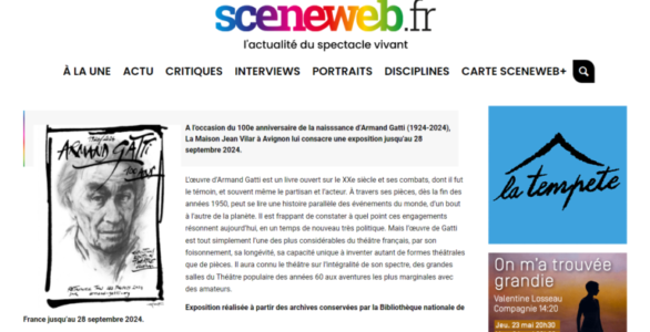 sceneweb.fr, 14 mai 2024